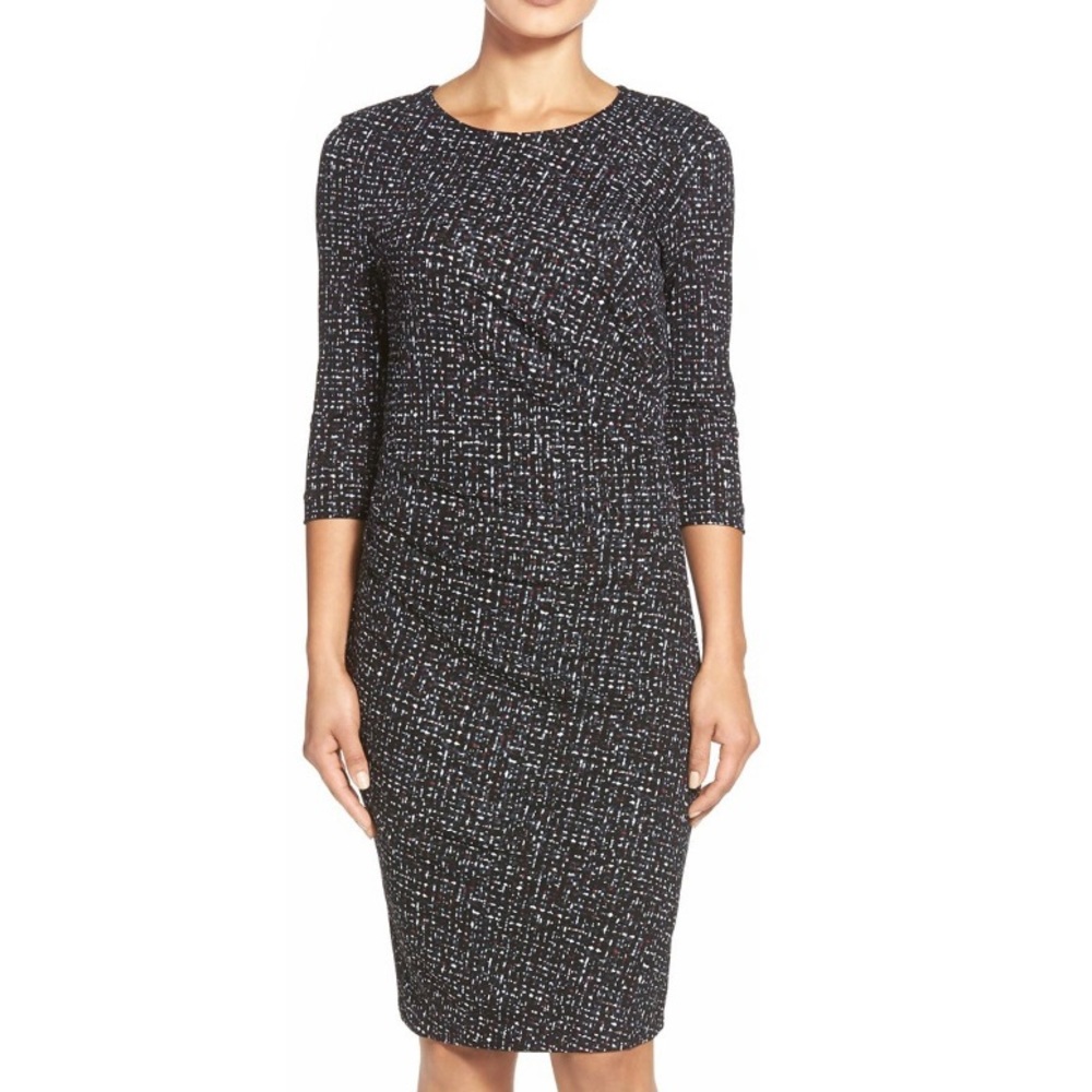 Hugo Boss Epulina Jersey Sheath Dress